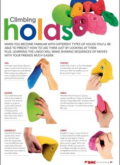 the instructions for how to make holids with foam and other materials are shown in this