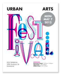 the poster for urban art festival