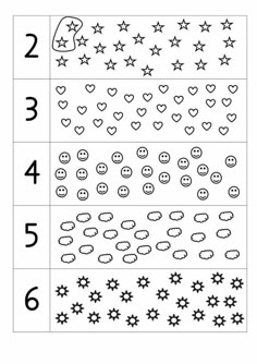 numbers and stars worksheet for children to practice counting on the number four,