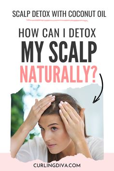 Is coconut oil good for the scalp? Can you use coconut oil for dry scalp? Learn how to detox your scalp naturally using coconut oil, and find answers to questions like "can you leave coconut oil in your hair for days?". Plus tips and tricks on how to wash off coconut oil from your hair. #hairhacks #DIYhair #essentialoils #haircare Scalp Problems, Hair Mask Recipe, Healthy Relaxed Hair, Frizzy Curly Hair, Coconut Oil Hair Mask, Healthy Hair Care, Oily Scalp, Transitioning Hairstyles, Coconut Oil Hair