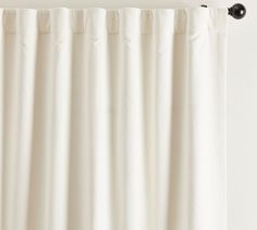 Velvet Twill Blackout Curtain | Pottery Barn Pottery Barn Nursery Curtains, Pottery Barn Loden Curtains, Emery Curtain Pottery Barn, Silver Dollar Eucalyptus Tree, Bronze Curtain Rods, Ivory Curtains, Linen Blackout Curtains, Curtain Rings With Clips, Dollar Eucalyptus