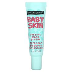 Maybelline, Baby Skin, Instant Pore Eraser, 010 Clear, 0.67 fl oz (20 ml) Baby Skin Primer, Best Pore Minimizer, Drugstore Primer, Maybelline Baby Skin, Poreless Skin, Pore Eraser, Maybelline New York, Makeup Primer, Face Primer