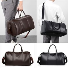 Department Name : Unisex Capacity : 20-35L Material : PU Brand Name : NoEnName_Null Type of sports : Fitness Travel Bags : Duffle Bag Sports Bags : Handbag man Side bag : Fitness Bags PU Leather Bag : Gym Bags Sports Bags,Gym Bags,Bags for Man,Travel Bags,Tote Bags,Waterproof,PUBags,WomenS Handbag,Luggage Bags,Fitness Bags,Shoes Bags,Leather Bags,Duffle Bags,Boston Bag WHAT ABOUT REFUND?   Fast refund,100% Money Back Guarantee. If your product is defective or doesnt work properly, let us know an Black Leather Travel Bag For Outdoor Activities, Casual Brown Travel Bag For Outdoor Activities, Boston Shoes, Duffle Bag Sports, Man Travel, Type Of Sports, Womens Handbag, Pu Leather Bag, Sports Bags Gym