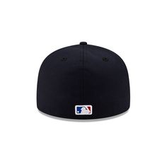 The New York Yankees Juan Soto Navy 59FIFTY Fitted Cap features the player's name and number with a Yankees logo embroidered at the front panels, a gray undervisor, and an official MLB Batterman logo embroidered at the rear. Classic Navy Fitted Hat For Sports Events, Navy Six-panel Fitted Hat For Sports, Navy Fitted Hat With Flat Brim For Sports, Sports Fan Fitted Hat With Flat Bill, Flat Brim Fitted Hat For Sports Fans, Navy Fitted Hat With Embroidered Logo For Sports, Classic Six-panel Fitted Sports Hat, Classic Six-panel Fitted Hat For Sports, Classic Sports Visor Fitted Hat