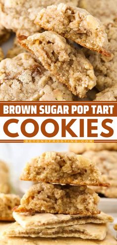 Your desserts to make at home must have these easy brown sugar pop tart cookies! Nothing will satisfy your sweet food craving like these brown sugar and cinnamon sugar pop tarts. Soft, chewy, and loaded with brown sugar pop tarts, this sugar cookie recipe is just perfect! Pop Tart Cookies, Desserts To Make At Home, Brown Sugar Pop Tarts, Tart Cookies, Cookies Soft And Chewy, Christmas Dessert Ideas, Cookie Swap Recipes, Pop Tart Flavors, Easy Homemade Cookies