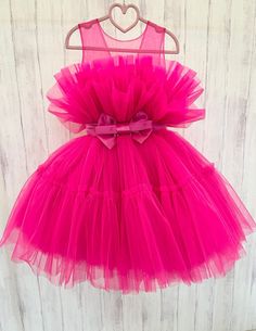 Fancy Pink Girl tulle dress Baby dress First Birthday outfit Pink girl dress Photoshoot girl dress Toddler party dress Fancy dress girl If your little girl is having a birthday or invited to a party, this puffy tulle dress with cotton lining is simply essential. With this special occasion dress girls will be little fairies at any wedding, anniversary or birthday event. The dress special design has been created for making your girl look really tender and awesome. Size: from 6-9 monthes to 14 sizes Material: tulle, cotton lining Making: 3-5 days Colors: neon pink, red, white, black, beige, yellow, orange, blue If you want another color please contact me. More than 100 colors available. Delivery: 14-25 days for USA, 10-21 days Europe. USPS, DHL Express, Fedex, Ukrposhta Care: Hand Wash in col Birthday Outfit Pink, Toddler Party Dress, Dress Photoshoot, Girls Tulle Dress, Dress Fancy, Girls Special Occasion Dresses, First Birthday Outfit, Birthday Event, Girls Pink Dress