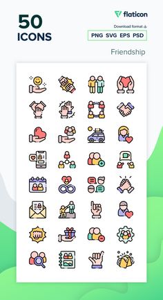 the sticker sheet is filled with different icons