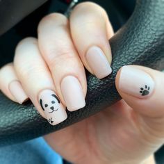 Dog Lover Nail Art, Dog Design Nail Art, Pet Nail Designs, Dog Nail Art Designs, Dogs Nails Art, Dog Print Nails, Dog Themed Nails, Nails Dog Design, Puppy Nails Designs