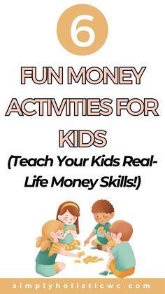 6 Fun Money Games for Kids Money Games For Kids, Learning About Money, Learning Money, Money Management Activities, Kids Budget, Financial Literacy Lessons, Teaching Money, Money Activities, Fun Money