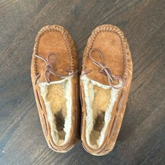 In Good Condition! Never Worn Outdoors Ugg Moccasins, Ugg Dakota Slippers, Uggs Moccasins, Ugg Dakota, Chestnut Uggs, Ugg Women, Ugg Slippers Women, Moccasin Slippers, Shoes Ugg