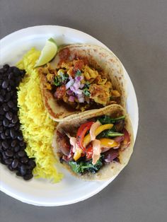 Two Taco Combo Taco Dishes, Take Out, Food Truck, Tacos