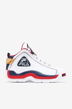 Men's Grant Hill 2 Game Break - Sneakers & Lifestyle | Fila Fila Grant Hill, Hill Shoes, Grant Hill, Basketball Logo, Lifestyle Sneakers, Mens Lifestyle, Basketball Sneakers, Shoes Shoes, Embossed Logo