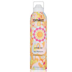 Amika Perk Up Dry Shampoo is completely invisible if used correctly you will get a freshly washed look with no white residue A fine mist that is layerable for days and days no itch gunk or powdered look Formulated with Rice Starch to restore hairs volume and oomph and Sea Buckthorn which promotes elasticity and provides superior hydration making it the ultimate holy grail ingredient for hair and scalp Amika Perk Up Dry Shampoo, Anika Dry Shampoo, Amika Dry Shampoo, Good Dry Shampoo, Amika Hair Products, Best Dry Shampoo, Daily Sunscreen, Flat Hair, Volumizing Shampoo