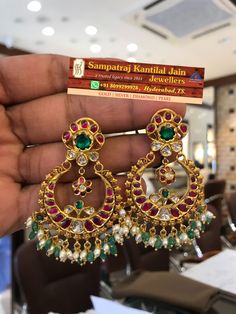 Chand bali Chand Bali, Jewellery Board, Gold Earrings Models, Anarkali Dress Pattern, Bridal Jewellery Design, Chandbali Earrings, Antique Jewelry Indian, Indian Jewellery Design, Gold Jewelry Simple