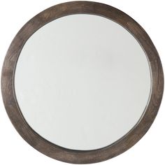 Atticus ATU-001 Round Mirror in Natural by Surya Wood Wall Mirror, Mirror Shapes, Surya Rugs, Accent Mirror, Atticus, Round Wall Mirror, Wood Mirror, Round Mirror, Wood Rounds