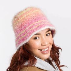 Free Easy Caron Crochet Cold Weather Bucket Hat​ Pattern | Yarnspirations Easy Crochet Hats, Crochet Hats Pattern, Bucket Hat Pattern Free, Easy Crochet Hat Patterns, Hats Pattern, Sunny Autumn, Bucket Hat Pattern, Easy Crochet Hat, Hat Patterns Free