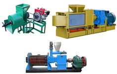 three different types of machinery are shown