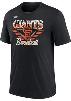 Brand: Nike Imported Crew neck Screen print graphics Material: 100% Cotton Short sleeve Machine wash, tumble dry low Officially licensed Nike Inspiration, Nike Branding, Giants Baseball, Baseball Design, Nike Football, San Francisco Giants, Branded Shirts, Sports Logo, Fit Style