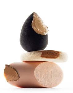 Yasu + Junko Makeup Website, Makeup Sponges, Makeup Photography, Perfect Foundation, Makeup Sponge, Beauty Blender