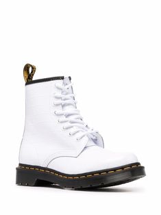 Find DR. MARTENS 1460 Lace-up Boots on Editorialist. white leather front lace-up fastening logo pull-tab at the heel leather piping detail flat rubber sole White Boots With Rubber Sole For Streetwear, White Lug Sole Boots For Streetwear, White Low-top Boots With Rubber Sole, White Lace-up Boots With Rubber Sole, White Lace-up Boots With Round Toe, White Lace-up Boots For Streetwear, White High-top Combat Boots With Lug Sole, White High-top Leather Lace-up Boots, White High-top Lace-up Leather Boots