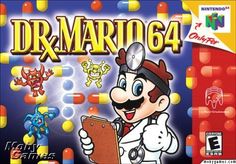 the game cover for dr mario 64