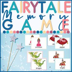 the fairy tale memory game is shown