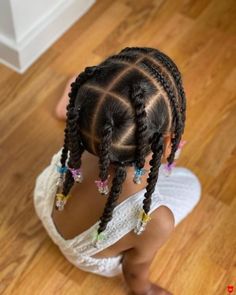 Toddler Cornrows, Black Daughter Hairstyles, Quick Toddler Hairstyles Black, Baby Hairstyle, Toddler Braided Hairstyles