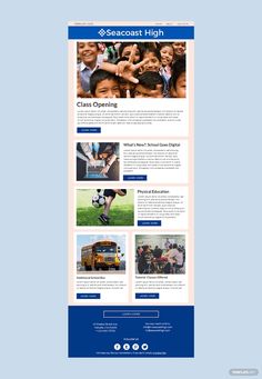 the school website design is designed to be used for students and their families, including children