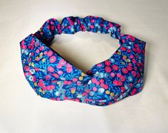 Liberty print headband Perfect as a gift option! Adult size 100% Tana Lawn Cotton, elastic * Matching masks are available for sale in this shop. Cotton Headband As Summer Gift, Multicolor One Size Fits Most Headband As Gift, Summer Cotton Headband As Gift, Summer Gift Headband, One Size Fits Most, Cotton Headband For Gift, Bandana With Matching Headband As Gift, Multicolor Headband For Summer Gift, Multicolor Headband As Summer Gift, Multicolor Summer Headband As Gift