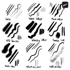 the different types of brush strokes