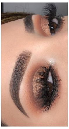 Machiaj Smokey Eyes, Brown Eyeshadow Looks, Brown Makeup Looks, Golden Eye Makeup