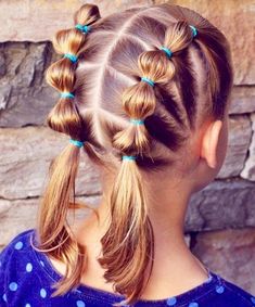 Cute Ponytail Hairstyles, Girl Hairdos, Easy Little Girl Hairstyles, Girl Hair Dos, Girls Hairstyles Easy, Cute Ponytails, Hairstyles And Haircuts, Hairstyles Videos, Toddler Hairstyles Girl