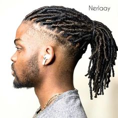 Boys Ponytail Hairstyles, Boys Ponytail, Black Men Hair, 4c Hair Growth, Mens Twists Hairstyles, Dreadlocks Hairstyles, Black Boys Haircuts, Back Braid, Black Men Hairstyles