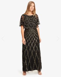 Maxi Dress Collection, Floor Length Dress, Cape Sleeves, Full Length Dress, Phase Eight, Straight Skirt, Floor Length Dresses