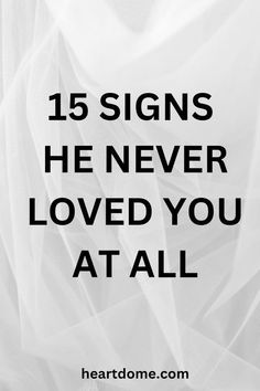 Recognize these signs he never truly loved you – avoid future heartbreak. Early in a relationship, when feelings are intense, it's easy to believe someone is "the one." But before you commit all your heart and future plans, be sure to recognize these unmistakable signs that he never deeply loved you. Catch Cheater, Never Loved Me, Love Zodiac Signs, Lonely Wife, You Never Loved Me, Chemistry Between Two People, Marriage Rules, Someone Loves You