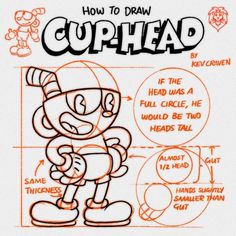 how to draw cuphead from the video game mario kartman and luigi's world