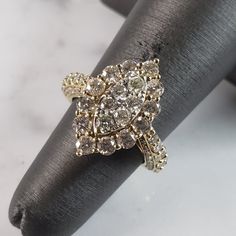 A Womens Vintage Estate 14k Yellow Gold Diamond Ring With About 1.5cts Of Diamonds In It. The Ring Weighs 3.8g. The Size Of The Ring Is A 4.25. Ring Is Not Marked But It Has Been Tested And Is Guaranteed To Be As Described. This Makes A Lovely Gift For That Someone Special. Any Questions Please, Do Not Hesitate To Ask. Be Sure To Check Out Some Of My Other Great Items Up For Sale. Thank You. Yellow Gold Diamond Ring, Gold Diamond Ring, Womens Jewelry Rings, Lovely Gift, A 4, Gold Diamond, Diamond Ring, Diamonds, Yellow Gold