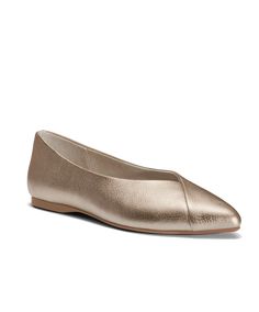 The Goldfinch - Gold Elegant Metallic Closed Toe Flats, Slip-on Ballet Flats With Removable Insole For Galas, Elegant Metallic Flats For Spring, Elegant Ballet Flats With Ortholite Insole, Gold Ballet Flats With Leather Sole For Formal Occasions, Formal Gold Ballet Flats With Leather Sole, Elegant Gold Ballet Flats With Leather Sole, Almond Toe Ballet Flats For Galas With Removable Insole, Elegant Gold Leather Ballet Flats