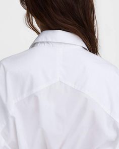 This classic poplin shirtdress is ideal in its versatility - wear open, over trousers or one and done: on its own as a dress. rag & bone Women's Cotton Blend Dress | White, Medium (also in XXS,xs,S,L) Business Button-up Shirt Dress, Business Style Button-up Shirt Dress, Classic Oversized Shirt Dress For Work, Oversized Shirt Dress For Office, One And Done, Classic Shirt Dress, Cotton Blends Dress, Rag And Bone, Shirtdress