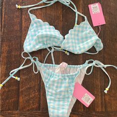 Stoney Clover Ln/Target Collab Gingham Bikini Set Nwt Top Size Is Xl And Bottoms Size Is Small. Very Popular Collab. Would Like To Sell Together But Open To Selling Separately For The Right Offer. Clean & Smoke Free Home. Gingham Tie-side Bottom Swimwear, Gingham Tie-side Swimwear For Beach, Gingham Tie-side Swimwear, Gingham Tie-side Beachwear Swimwear, Summer Gingham Swimwear With Tie-side Bottom, Summer Gingham Tie-side Swimwear, Summer Plaid Swimwear For The Beach, Summer Plaid Swimwear For Beach, Gingham Triangle Top Swimwear For Pool