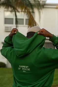 PUT ON A GARMENT OF PRAISE Boxy fit, size up for oversized fit Unisex Heavy french terry cotton Female model is 5'3" and wears a L Male models are 5'10" and 6'1" respectively and wear a L 1 hoodie purchased = 5 grocery bags donated to those in need in Tampa Merch Photography, Food Magazine Layout, Garment Of Praise, Studio Shots, Natural Man, Grocery Bags, Food Magazine, Magazine Layout, Female Model