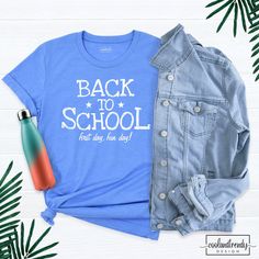 Back To School Shirt, First Day of School Shirt, Teacher Shirt, Teacher Life Shirt, School Shirts, 1st Day of School Shirt, Teacher Tee. Hi! Welcome to our store. It's good to see you here. Our aim is to offer you first-class clothing in your most beautiful moments with our graphic t-shirts that we designed or designed with your ideas. I am sure you will like our designs for your family, friends and you. IMPORTANT MATTERS FOR ORDERING: 1-) Please check and review all photos. 2-) Our sizes are tr Red Hair Trends, First Day Of School Shirt, Class Outfit, 1st Day Of School, Good To See You, Teacher Tees, 1st Day, Teacher Tshirts, 6th Grade