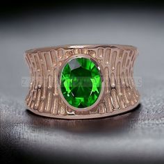 Peridot And Gold Wedding Ring Men, Peridot Ring, Green Peridot, Art Deco Ring, High Quality Jewelry, Stone Art, Gifts For Husband, 925 Sterling Silver Ring, Anniversary Rings