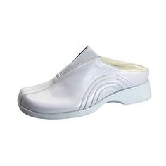 24 HOUR COMFORT Yasmin women's wide width clogs. These ladies' shoes feature a 1 inch low-heel, a round-toe, and leather upper with elastic gore on the instep to enhance breathability throughout a continuous working-day. Its maximum traction rubber keeps you comfortable and going all day long. **ATTENTION SHOPPERS** Find a large selection of Wide Width styles at our official retail website FAZPAZ . COM. Signup is Quick and Free, plus receive an instant $20 Gift Credit, Free Shipping and Exchange Classic Slip-on Clogs With Ortholite Insole, Comfortable White Clogs With Flat Heel, Clogs With Arch Support And Medium Width, Clogs With Arch Support And Round Toe, White Slip-on Mules With Round Toe, Medium Width Clogs With Arch Support And Round Toe, White Round Toe Mules Medium Width, Classic White Slip-on Mules, White Round Toe Medium Width Mules