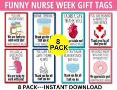 Emergency Nurses Week, Funny Healthcare, Medical Puns, Physician Assistant Student, Nurse Practitioner Student, Pun Cards, Funny Medical