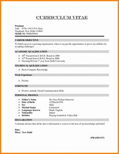 the basic resume format for students with no work experience