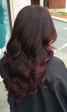 Red Tint Hair, Red Balayage Hair, Balayage Hair Caramel, Black Hair Balayage, Red Hair Inspo, Cherry Hair, Hair Tint