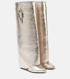 Givenchy Shark, Givenchy Boots, Bridal Clutch Bag, Isabel Marant Shoes, Givenchy Shoes, Leather Knee High Boots, French Luxury, Denim Shoulder Bags, Jewelry Show