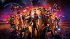 the avengers movie poster with many different characters