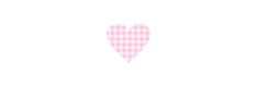 a pink and white checkered heart on a white background